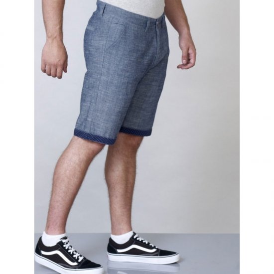 D555 Cliff Shorts Navy - Shorts - Grote Maten Korte Broeken Heren