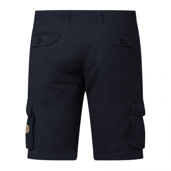 D555 Larry Cargo Shorts Navy - Shorts - Grote Maten Korte Broeken Heren