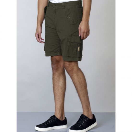 D555 Larry Cargo Shorts Khaki - Shorts - Grote Maten Korte Broeken Heren