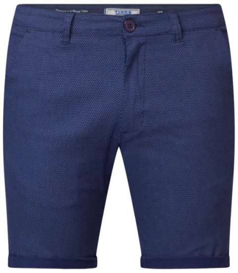 D555 Calvin Stretch Shorts Navy - Shorts - Grote Maten Korte Broeken Heren
