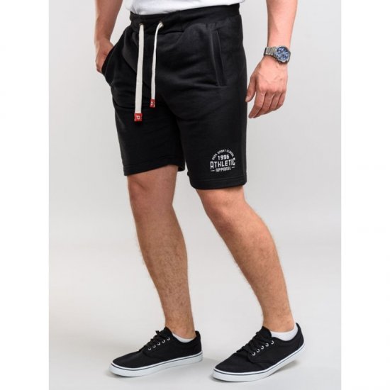 D555 Harvey Fleece Shorts Black - Joggingbroeken & shorts - Joggingbroeken & Shorts Heren Grote Maten