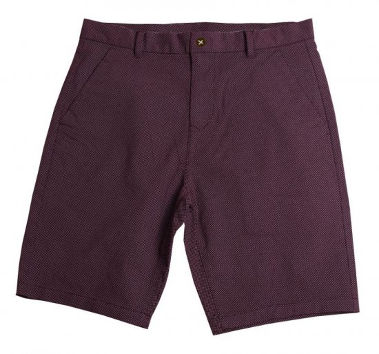D555 Bandit Ao Micro Print Stretch Chino Shorts - Shorts - Grote Maten Korte Broeken Heren