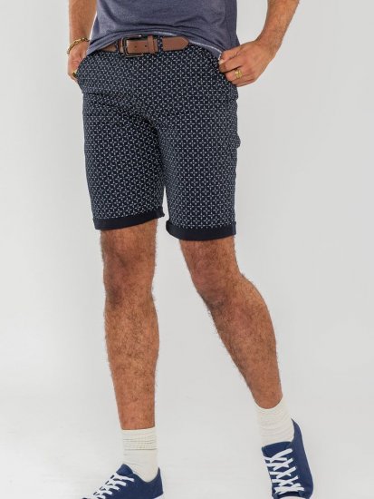 D555 Magna AO Print Stretch Chino Shorts - Shorts - Grote Maten Korte Broeken Heren