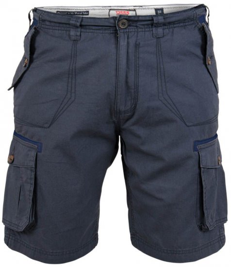 D555 Invicta Cotton Cargo Shorts - Shorts - Grote Maten Korte Broeken Heren