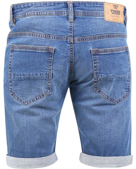 D555 BROXBOURNE Denim Shorts - Shorts - Grote Maten Korte Broeken Heren