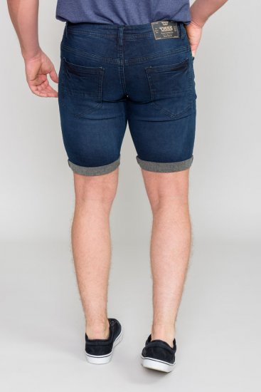 D555 BRENTWOOD Dark Blue Denim Shorts - Shorts - Grote Maten Korte Broeken Heren
