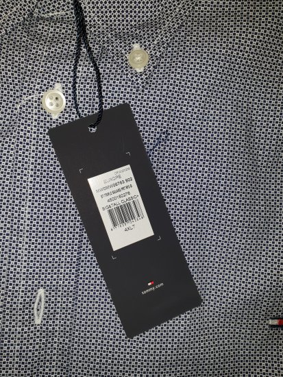 Tommy Hilfiger Triple Square Long Sleeve Shirt - Motleys gekke april solden - 