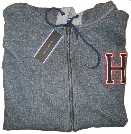 Tommy Hilfiger Axel Zip Thru Hoddie - Motleys gekke april solden - 