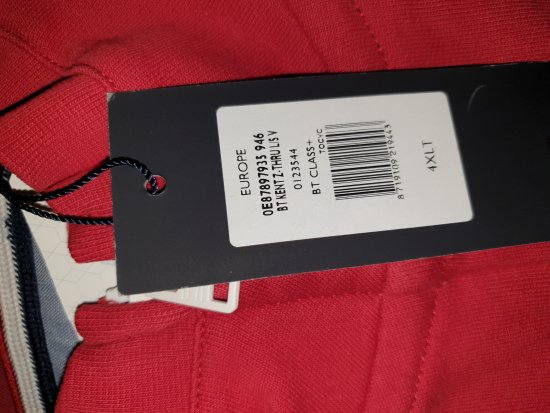 Tommy Hilfiger Kent Zip Thru Sweatshirt Red - Motleys gekke april solden - 