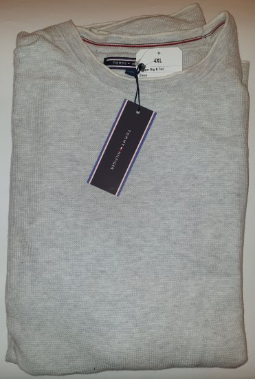 Tommy Hilfiger Sweater Light Grey - Motleys gekke april solden - 
