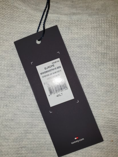 Tommy Hilfiger Sweater Light Grey - Motleys gekke april solden - 