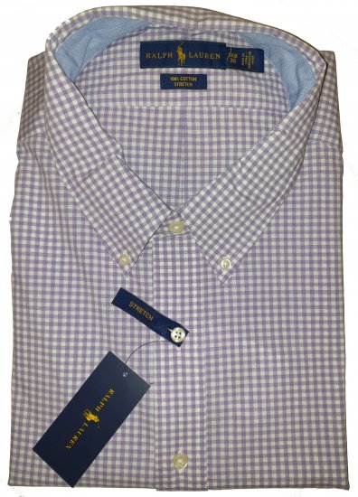 Polo Ralph Lauren 5002 Classic Shirt Purple - Motleys gekke april solden - 