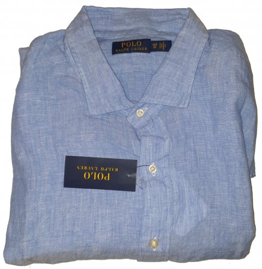 Polo Ralph Lauren 8003 Long Sleeve Shirt Blue - Motleys gekke april solden - 