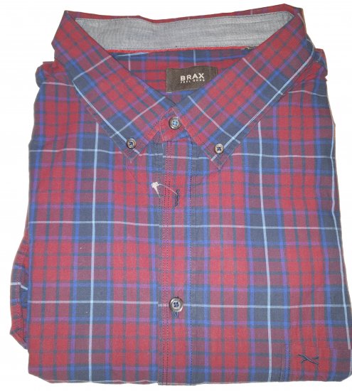 Brax 881016 Shirt Red - Motleys gekke april solden - 