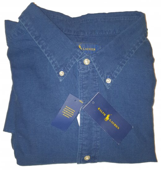 Polo Ralph Lauren 0003 Indigo Shirt - Motleys gekke april solden - 
