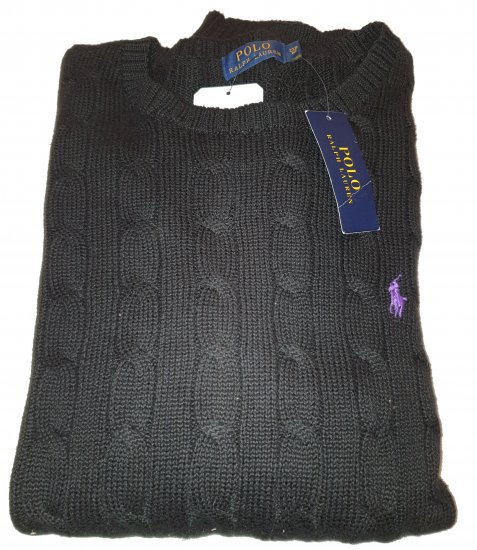 Ralph Lauren T15V Sweater Black - Motleys gekke april solden - 