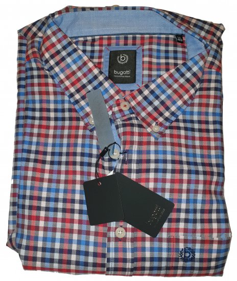 Bugatti 78324 Short Sleeve Shirt - Motleys gekke april solden - 