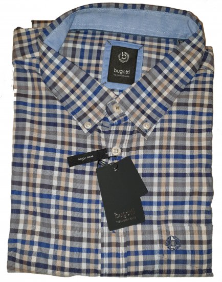 Bugatti 78324 Short Sleeve Shirt - Motleys gekke april solden - 