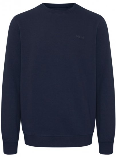Blend Sweatshirt 2522 Dress Blues - Sweaters & hoodies - Sweaters & Hoodies Grote Maten Heren
