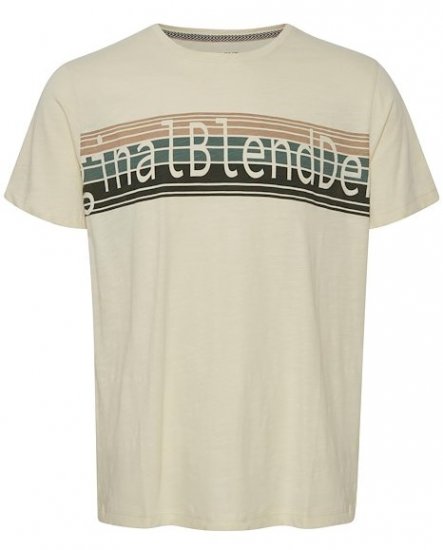 Blend T-Shirt 4242 Cloud Cream - T-shirts - Grote Maten T-shirts Heren