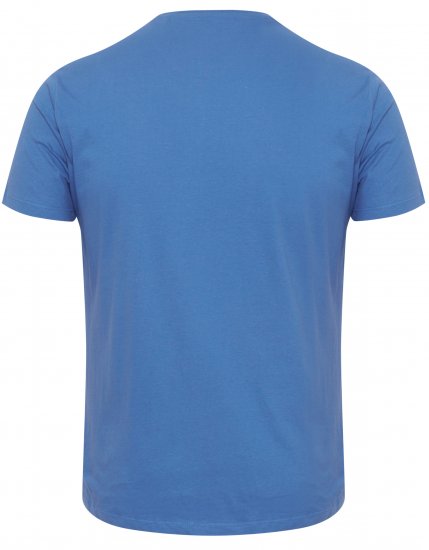 Blend 5018 T-Shirt Blue - T-shirts - Grote Maten T-shirts Heren