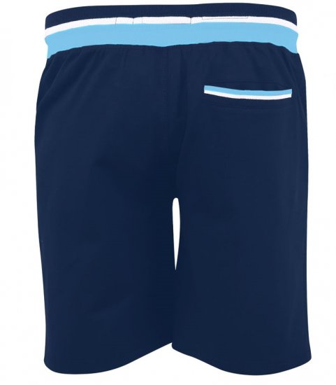 D555 DAGENHAM Jersey Shorts Navy - Joggingbroeken & shorts - Joggingbroeken & Shorts Heren Grote Maten