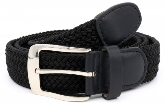 D555 Simon Braided Belt Black - Riemen - Grote Maten Heren Riemen