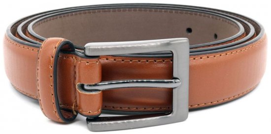 D555 Anthony Leather Belt Brown, 2,7cm - Riemen - Grote Maten Heren Riemen
