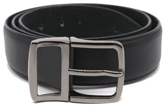 D555 Ashton Leather Belt Black, 3,5cm - Riemen - Grote Maten Heren Riemen