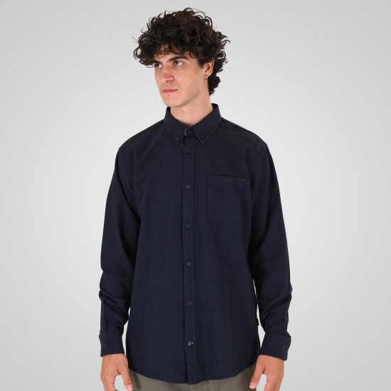 Double Outfitters GS-5225 Oxford overhemd Navyblauw - Hemden - Overhemden Grote Maten Heren