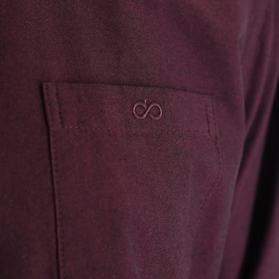 Double Outfitters GS-5225 Oxford overhemd Bordeaux - Hemden - Overhemden Grote Maten Heren