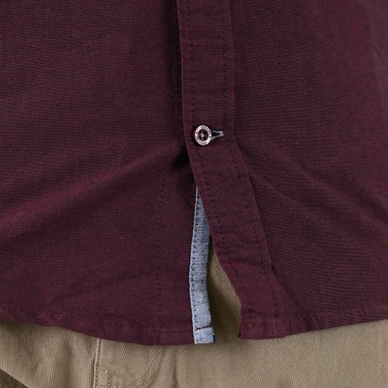 Double Outfitters GS-5225 Oxford overhemd Bordeaux - Hemden - Overhemden Grote Maten Heren