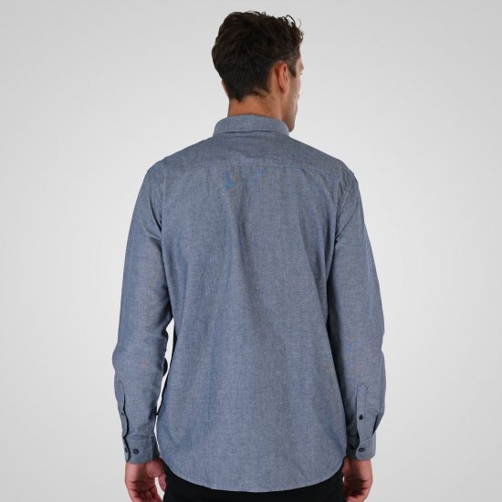 Double Outfitters GS-5225 Oxford overhemd Lichtblauw - Hemden - Overhemden Grote Maten Heren