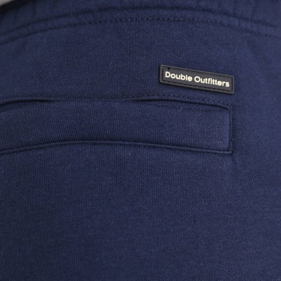 Double Outfitters MPAN-6056 Joggingbroek Navyblauw - Joggingbroeken & shorts - Joggingbroeken & Shorts Heren Grote Maten