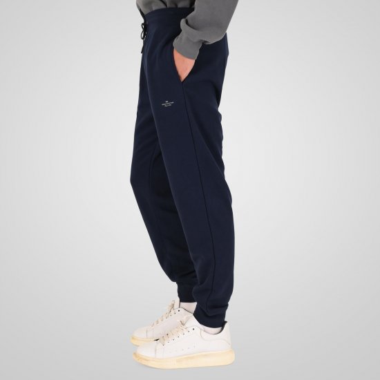 Double Outfitters MPAN-6057 Joggingbroek Navyblauw - Joggingbroeken & shorts - Joggingbroeken & Shorts Heren Grote Maten