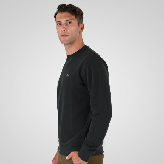 Double Outfitters MTOP-1141 Sweater Donkergroen - Sweaters & hoodies - Sweaters & Hoodies Grote Maten Heren