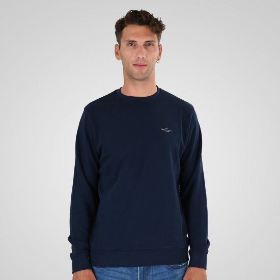 Double Outfitters MTOP-1141 Sweater Navyblauw - Sweaters & hoodies - Sweaters & Hoodies Grote Maten Heren