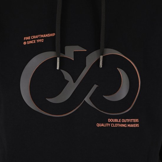 Double Outfitters MTOP-1146 Hoodie Zwart - Sweaters & hoodies - Sweaters & Hoodies Grote Maten Heren
