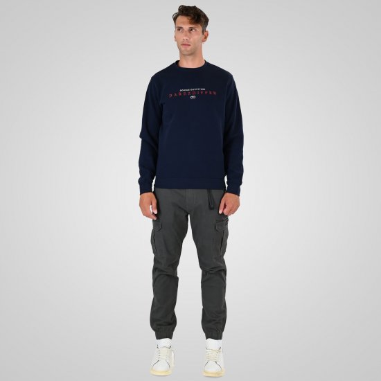 Double Outfitters MTOP-1151 Sweater Navyblauw - Sweaters & hoodies - Sweaters & Hoodies Grote Maten Heren