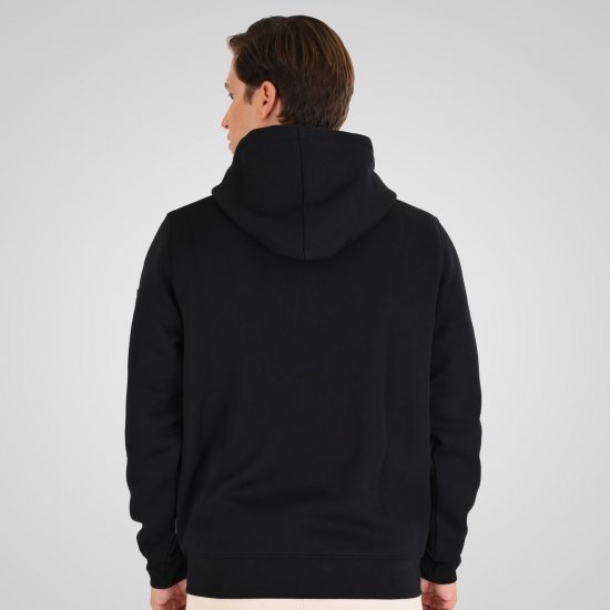 Double Outfitters MTOP-1160 Hoodie met rits Zwart - Sweaters & hoodies - Sweaters & Hoodies Grote Maten Heren