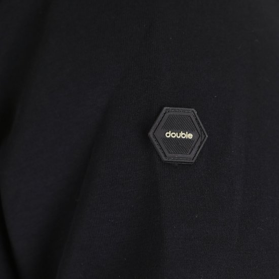 Double Outfitters MTOP-1160 Hoodie met rits Zwart - Sweaters & hoodies - Sweaters & Hoodies Grote Maten Heren
