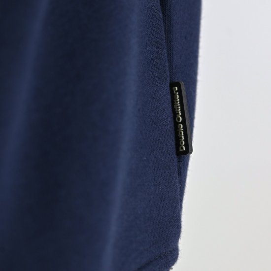Double Outfitters MTOP-1163 Sweater met halve rits Navyblauw - Sweaters & hoodies - Sweaters & Hoodies Grote Maten Heren