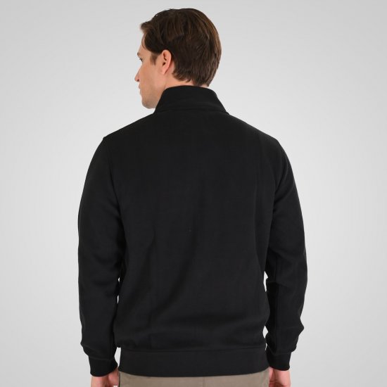 Double Outfitters SEL-1168 Sweatvest met rits Zwart - Sweaters & hoodies - Sweaters & Hoodies Grote Maten Heren