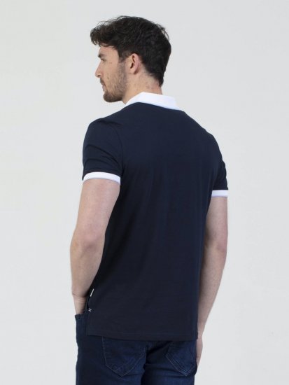 Mish Mash Zegreb Sporty Polo Navy - Polo shirts - Grote Maten Poloshirts Heren