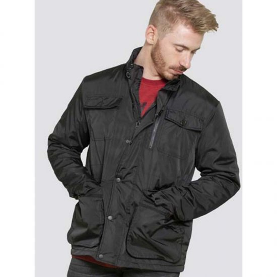 D555 Brentford Jacket Black - Jassen - Grote Maten Herenjassen