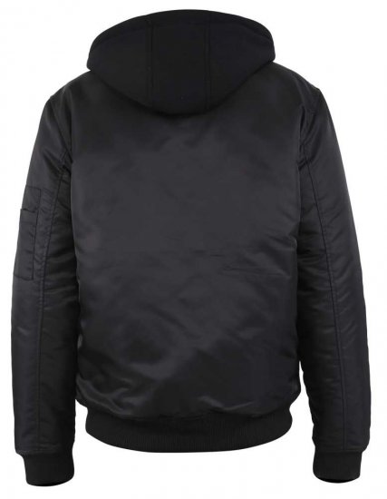 D555 Poppleford Bomber Jacket With Detachable Fleece Hood - Jassen - Grote Maten Herenjassen