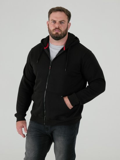 D555 Cantor Hoodie Black - Sweaters & hoodies - Sweaters & Hoodies Grote Maten Heren