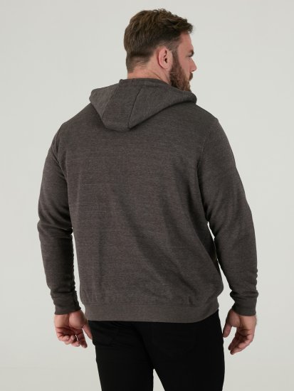D555 Cantor Hoodie Grey - Sweaters & hoodies - Sweaters & Hoodies Grote Maten Heren