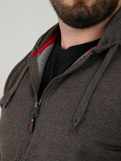 D555 Cantor Hoodie Grey - Sweaters & hoodies - Sweaters & Hoodies Grote Maten Heren