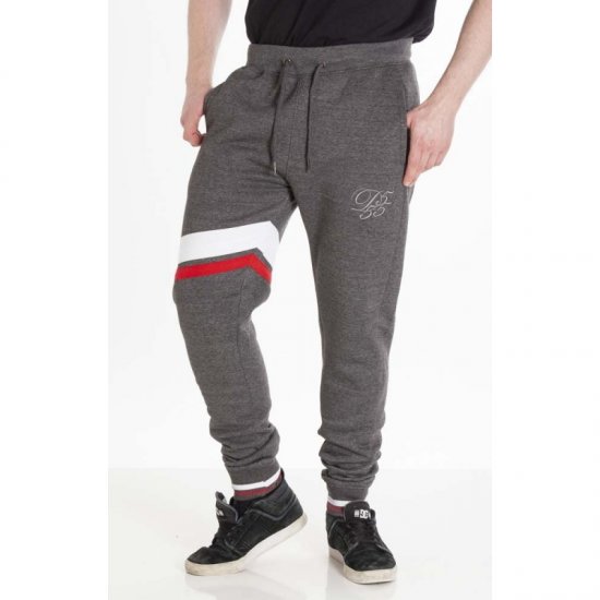 D555 Willis Sweatpants Charcoal - Joggingbroeken & shorts - Joggingbroeken & Shorts Heren Grote Maten
